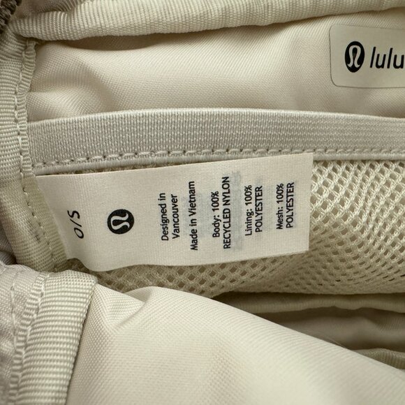 Lululemon Everywhere Crossbody Belt Bag White Opal Raw Linen WHTO/RWLI/WHT 50223 - Picture 6 of 6